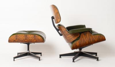 Charles Ray Eames Early 3rd Generation Eames Lounge Chair and Ottoman in Brazilian Rosewood
