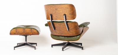 Charles Ray Eames Early 3rd Generation Eames Lounge Chair and Ottoman in Brazilian Rosewood