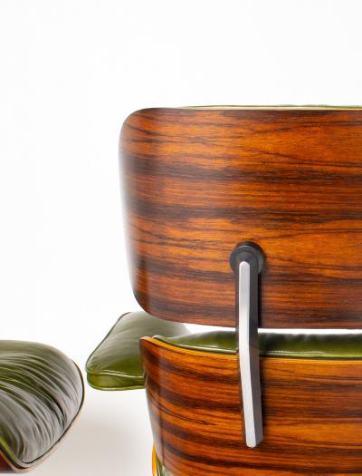 Charles Ray Eames Early 3rd Generation Eames Lounge Chair and Ottoman in Brazilian Rosewood