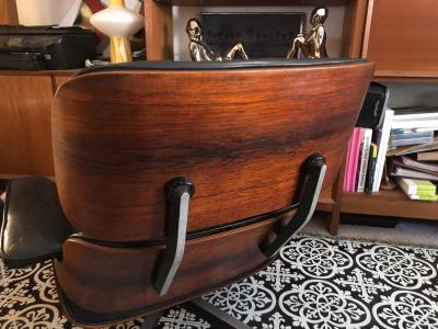 Charles Ray Eames Magnificent Rare Brazilian Rosewood Eames Lounge Chair and Ottoman Mid Century