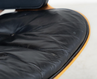 Charles Ray Eames Mid Century Lounge Chair and Ottoman by Charles Ray Eames for Herman Miller