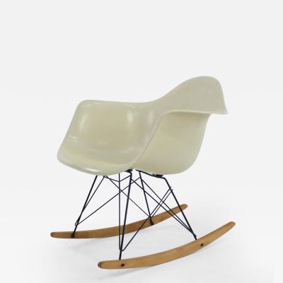 Charles Ray Eames RAR Molded Fiberglass Rocking Chair by Charles and Ray Eames for Herman Miller