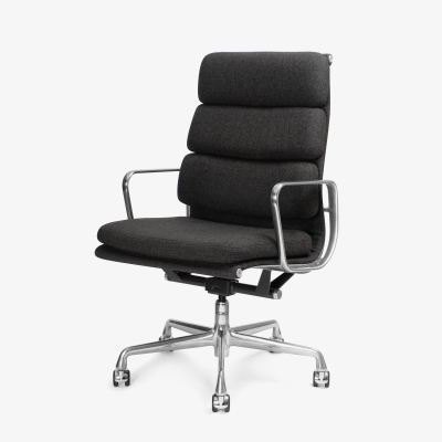 Charles Ray Eames Soft Pad Executive Chairs in Maharam Wool Charles Ray Eames for Herman Miller