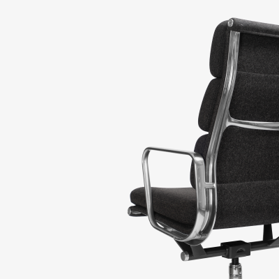 Charles Ray Eames Soft Pad Executive Chairs in Maharam Wool Charles Ray Eames for Herman Miller