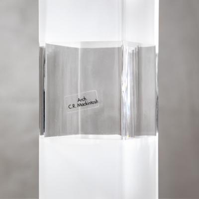 Charles Rennie Mackintosh Charles Rennie Mackintosh Vase by Colle Cristalleria Glass 1984