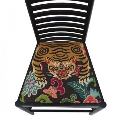 Charles Rennie Mackintosh PAIR OF CHAIRS MOD 292 HILL HOUSE 1 DESIGNED BY MACKINTOSH ITALY 1960s