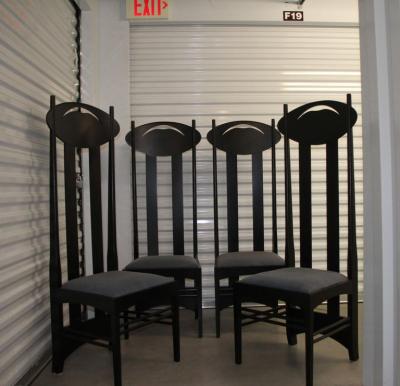 Charles Rennie Mackintosh Set of 8 Argyle Chairs by Charles R Mackintosh for Atelier International