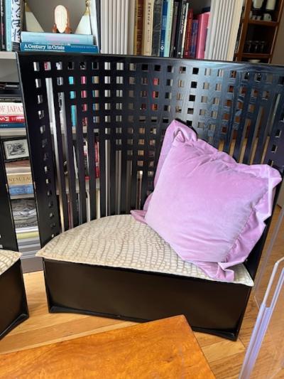 Charles Rennie Mackintosh Vintage Willow Chairs by Charles R MacKintosh for Cassina 1980s