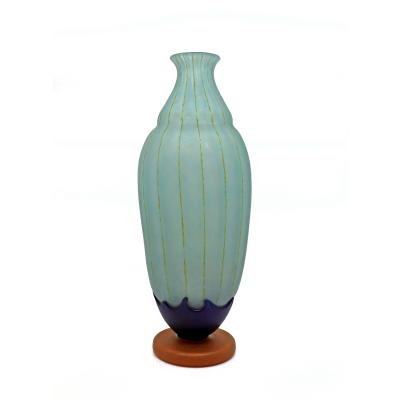 Charles Schneider Art Deco Filletes Vase by Charles Schneider