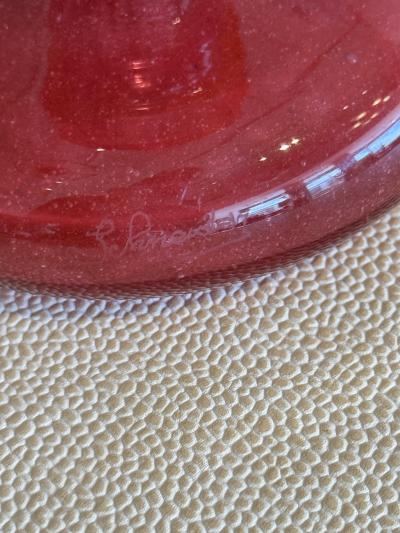 Charles Schneider Art Deco Glass Vase by Charles Schneider France circa 1930