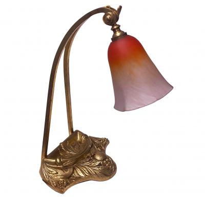 Charles Schneider French Art Nouveau desk table lamp by Charles Schneider C 1920