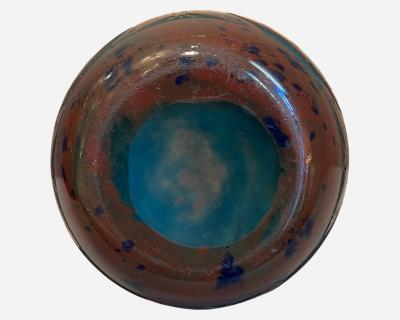 Charles Schneider Large vase with butterflies by C Schneider Le Verre Fran ais France circa 1925