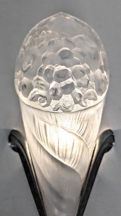 Charles Schneider Pair of French Art Deco Sconces signed by Schneider