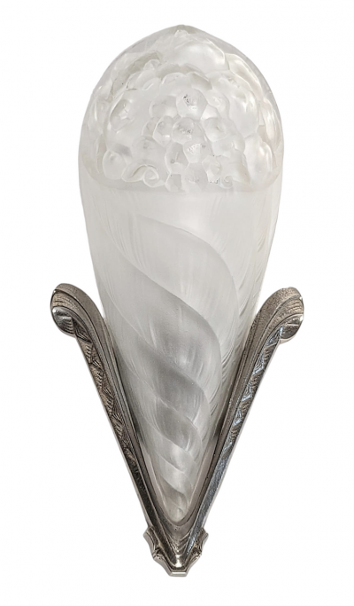 Charles Schneider Pair of French Art Deco Sconces signed by Schneider