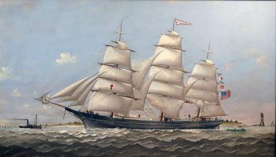 Charles Sidney Raleigh Ship LUCY G DOW