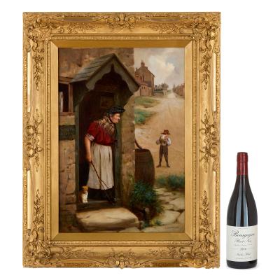 Charles Spencelayh Antique English figurative oil painting by Charles Spencelayh