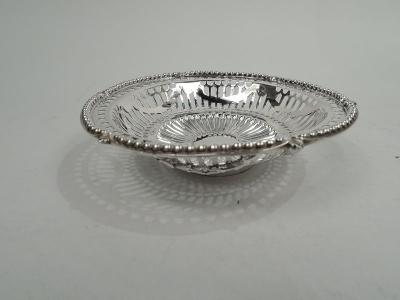 Charles Stuart Harris Antique English Victorian Neoclassical Sterling Silver Epergne 1895