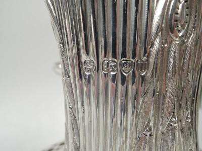 Charles Stuart Harris Antique English Victorian Neoclassical Sterling Silver Epergne 1895