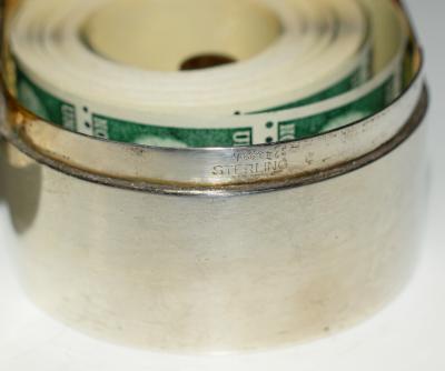 Charles Thomae Sterling Silver Enamel Stamp Box