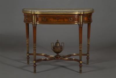 Charles Topino A SUPERB GILT BRONZE MOUNTED SIDE TABLE BY CHARLES TOPINO