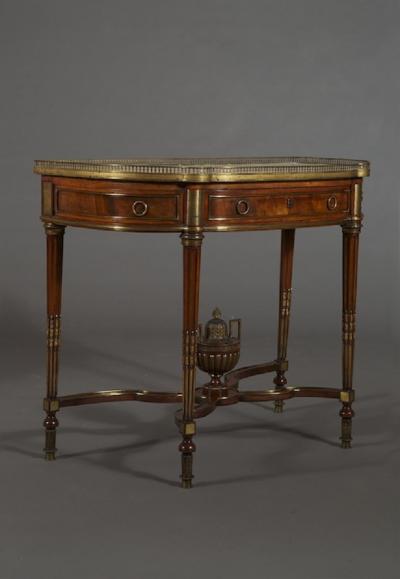 Charles Topino A SUPERB GILT BRONZE MOUNTED SIDE TABLE BY CHARLES TOPINO