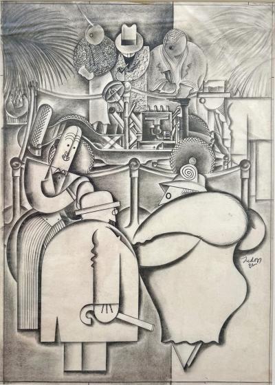 Charles Tudor Art Deco Automobile Exhibition