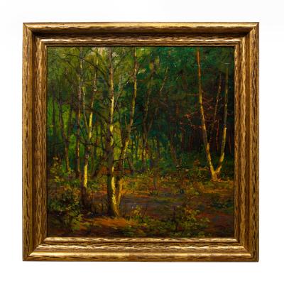 Charles W Svensson A Wooded Landscape Charles W Svensson