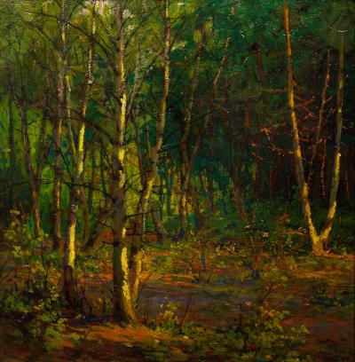 Charles W Svensson A Wooded Landscape Charles W Svensson