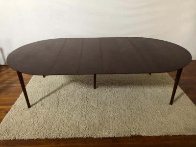 Charles Webb Large Round Charles Webb Midcentury Extension Dining Table