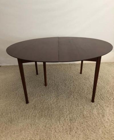 Charles Webb Large Round Charles Webb Midcentury Extension Dining Table