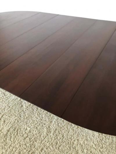 Charles Webb Large Round Charles Webb Midcentury Extension Dining Table