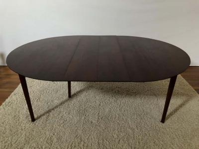 Charles Webb Large Round Charles Webb Midcentury Extension Dining Table