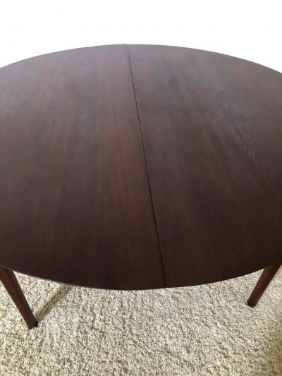 Charles Webb Large Round Charles Webb Midcentury Extension Dining Table