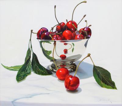 Charles Wildbank Bowl of Cherries