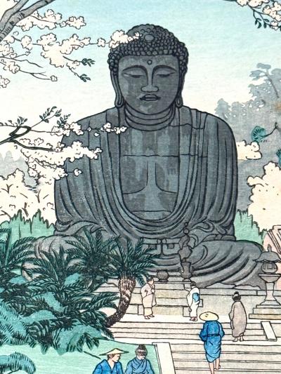 Charles William Bartlett Japanese Woodblock Print Kamakura by Charles William Bartlett