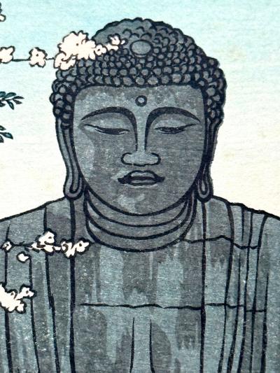 Charles William Bartlett Japanese Woodblock Print Kamakura by Charles William Bartlett