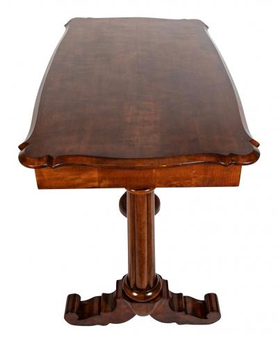 Charles X Birch Top Inlaid One Drawer Side Table