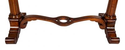 Charles X Birch Top Inlaid One Drawer Side Table