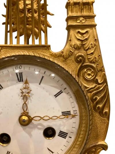 Charles X Cut Glass and Ormolu Mantle Clock