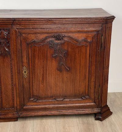 Charles X Elm Buffet or Credenza Louis XV Style