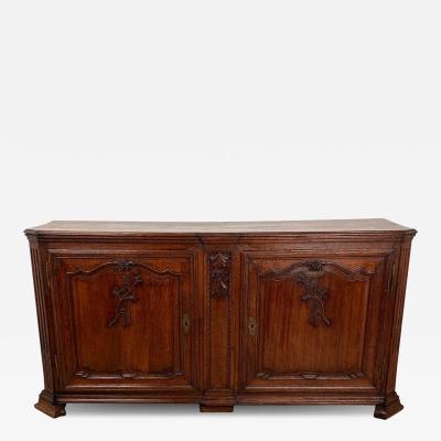 Charles X Elm Buffet or Credenza Louis XV Style