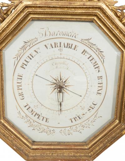 Charles X Giltwood Barometer