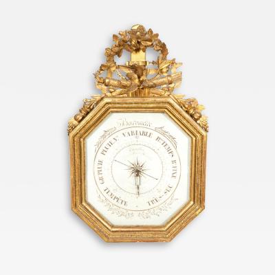 Charles X Giltwood Barometer