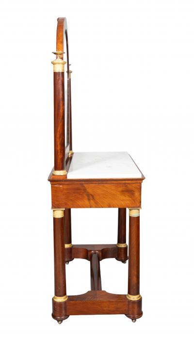 Charles X Mahogany And Ormolu Mounted Dressing Table