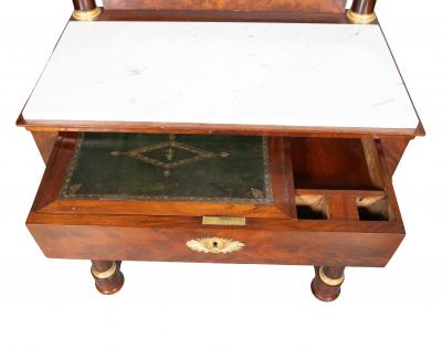 Charles X Mahogany And Ormolu Mounted Dressing Table