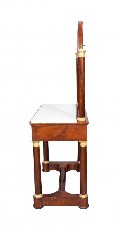 Charles X Mahogany And Ormolu Mounted Dressing Table