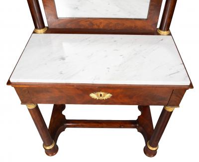 Charles X Mahogany And Ormolu Mounted Dressing Table