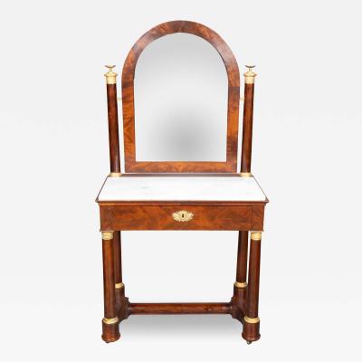 Charles X Mahogany And Ormolu Mounted Dressing Table