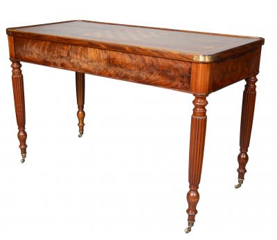 Charles X Mahogany And Rosewood Games Table