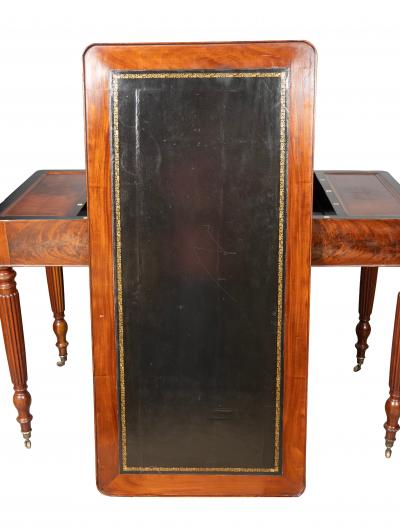 Charles X Mahogany And Rosewood Games Table